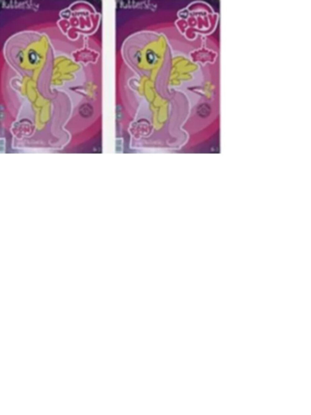 My Little Pony Fluttershy Rare 2014 Standee PACK OF 2
